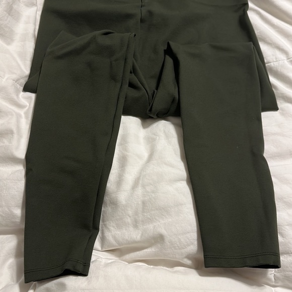 Loft - Olive Green Leggings - Medium - Picture 5 of 6